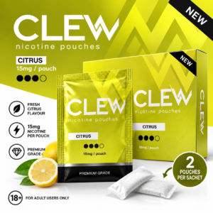 CLEW Citrus 15mg/pouch nicotine pouches
