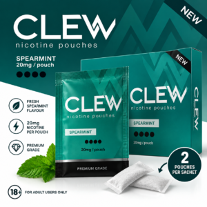 CLEW Spearmint 20mg/pouch nicotine pouches